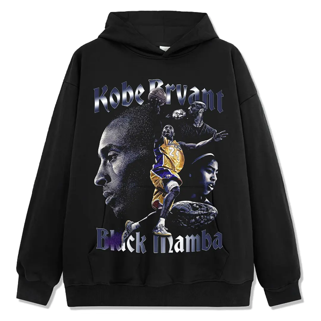 Kobe Design 6056 Hoodie - Black