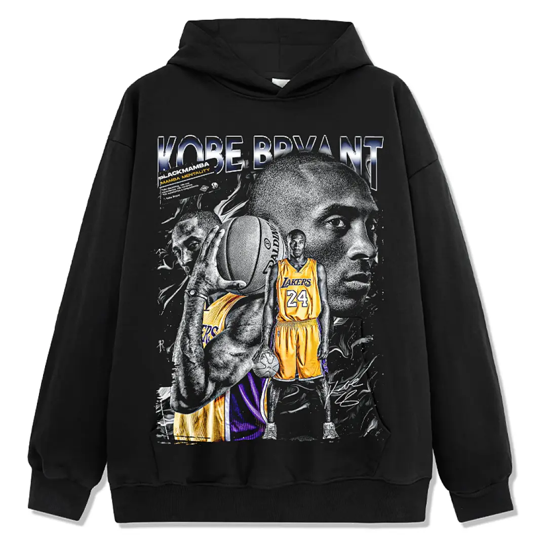 Kobe Design 6137 Hoodie - Black