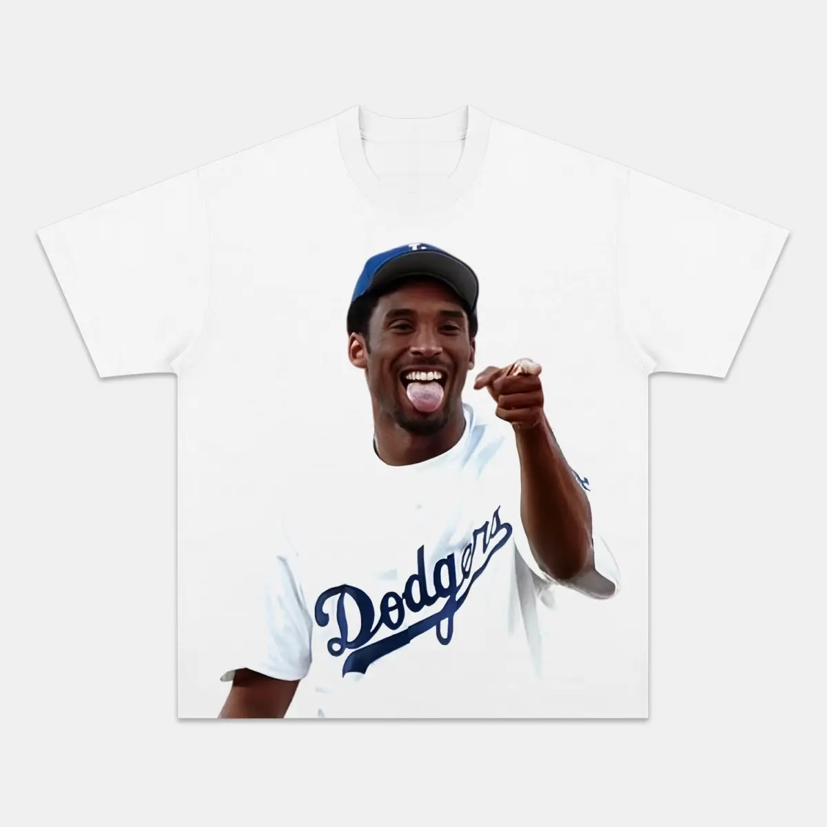 Kobe Bryant LA Dodgers Crossover Vintage Graphic Tee — product image 4