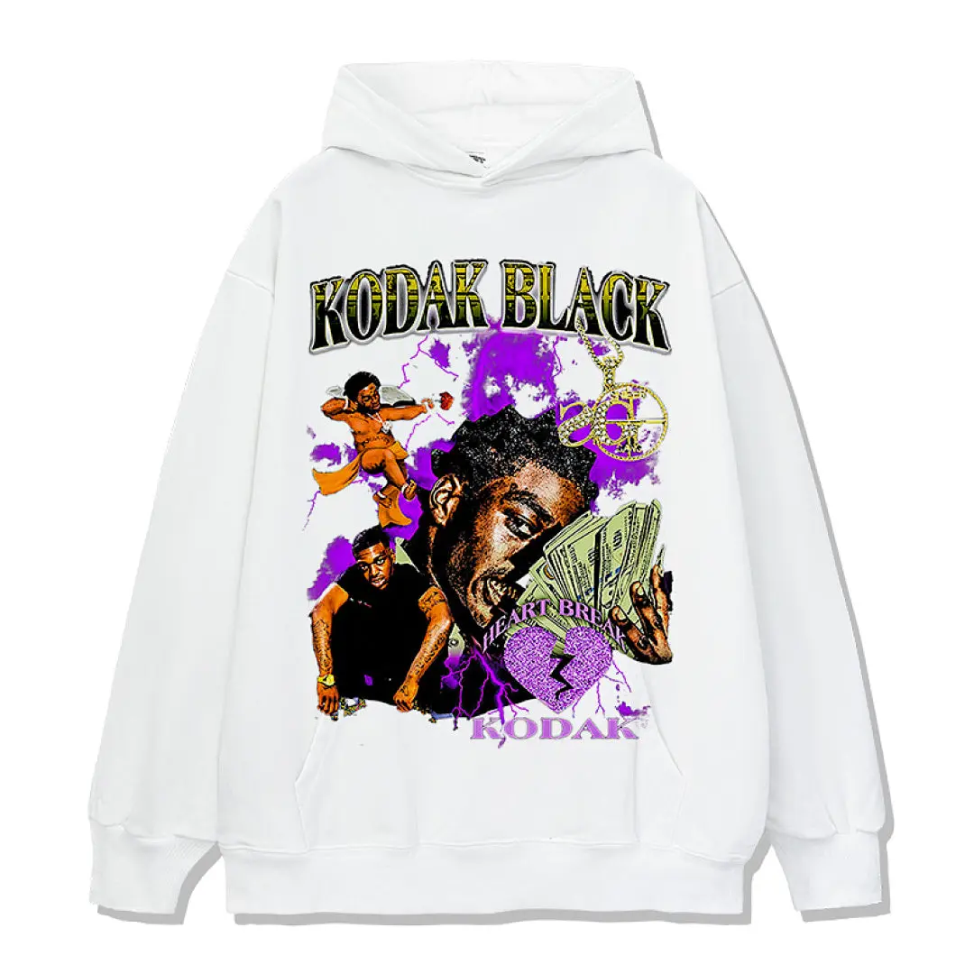 Kodak Black Hoodie - White