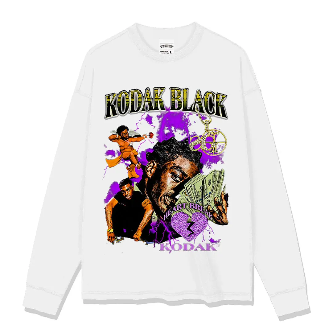 Kodak Black Sweatshirt - White