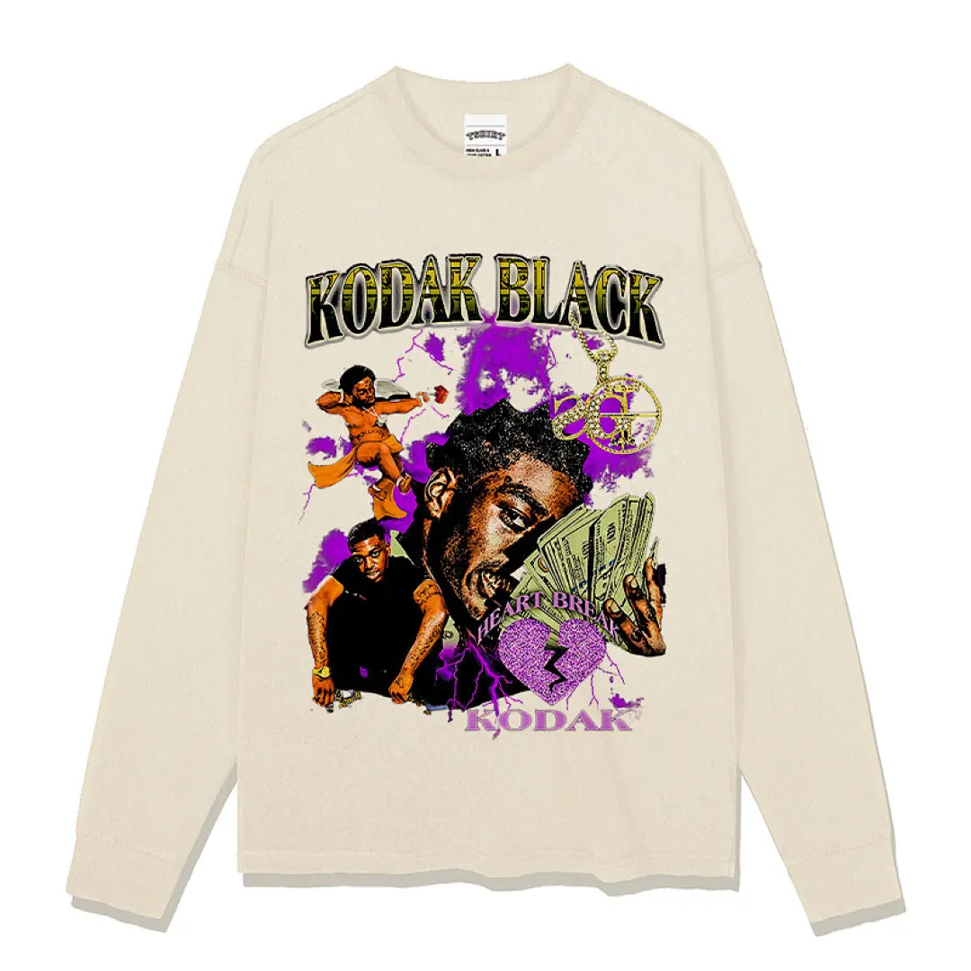 Kodak Black Sweatshirt - Apricot
