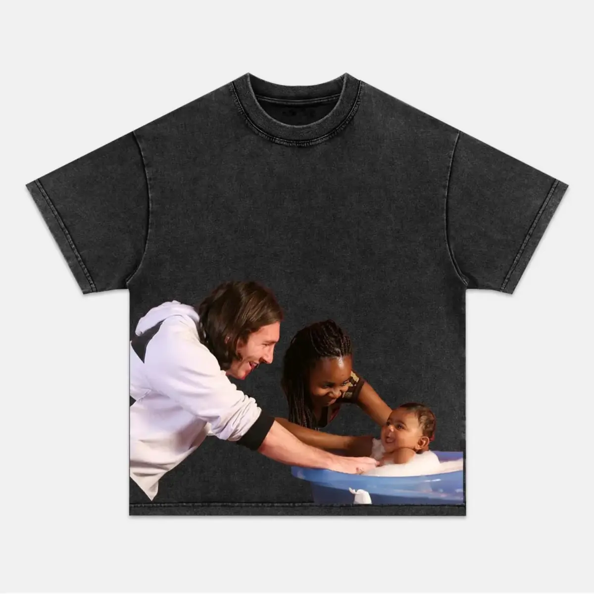 Lamine Yamal & Lionel Messi 'The Succession' Soccer Graphic Tee — product image 2