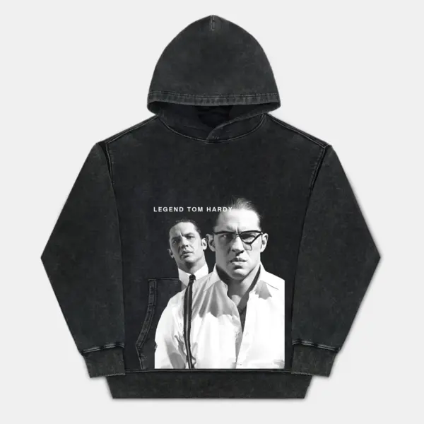 Legend Tom Hardy Kray Twins Vintage Graphic Hoodie