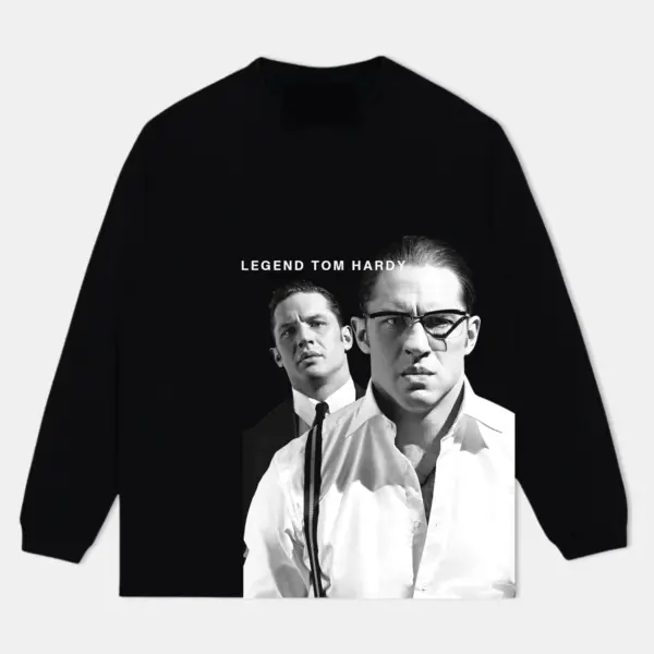 Legend Tom Hardy Kray Twins Vintage Graphic Long Sleeve T-Shirt