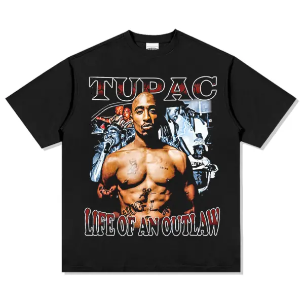 Life Of An Outlaw By Tupac Shakur TEE