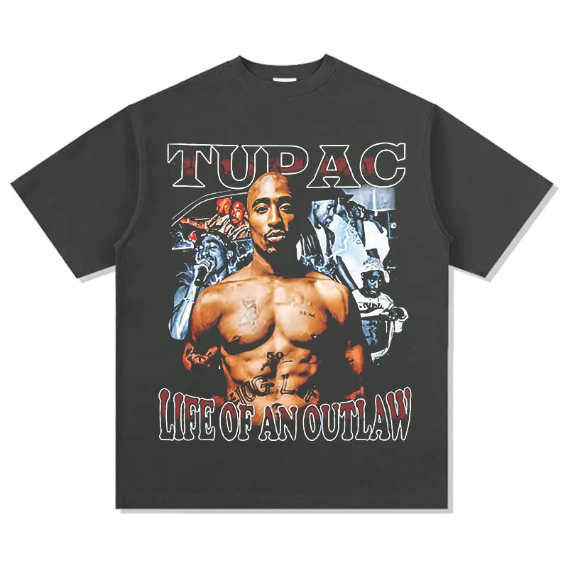 Life Of An Outlaw By Tupac Shakur TEE - view 2