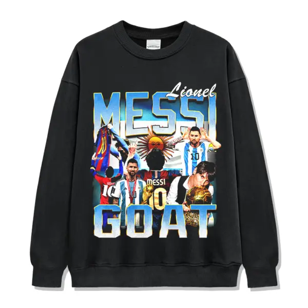Lionel Messi “GOAT” Sweatshirt