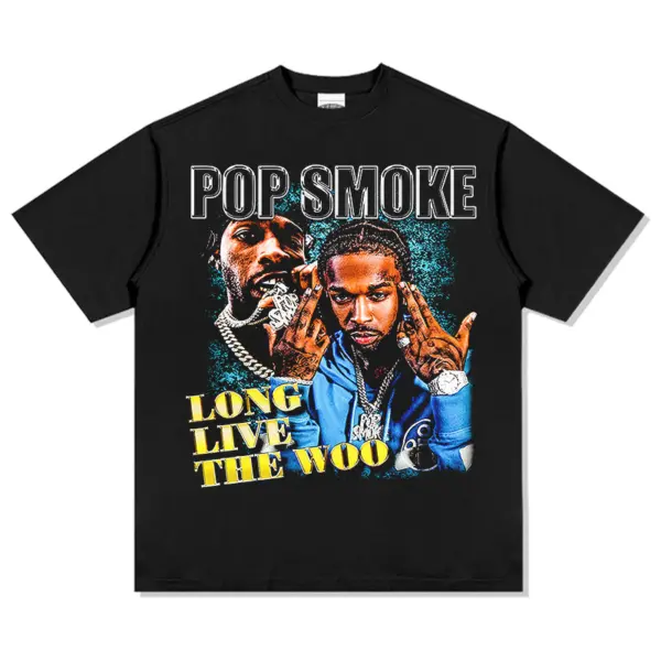 Long Live The Woo By Popsmoke TEE