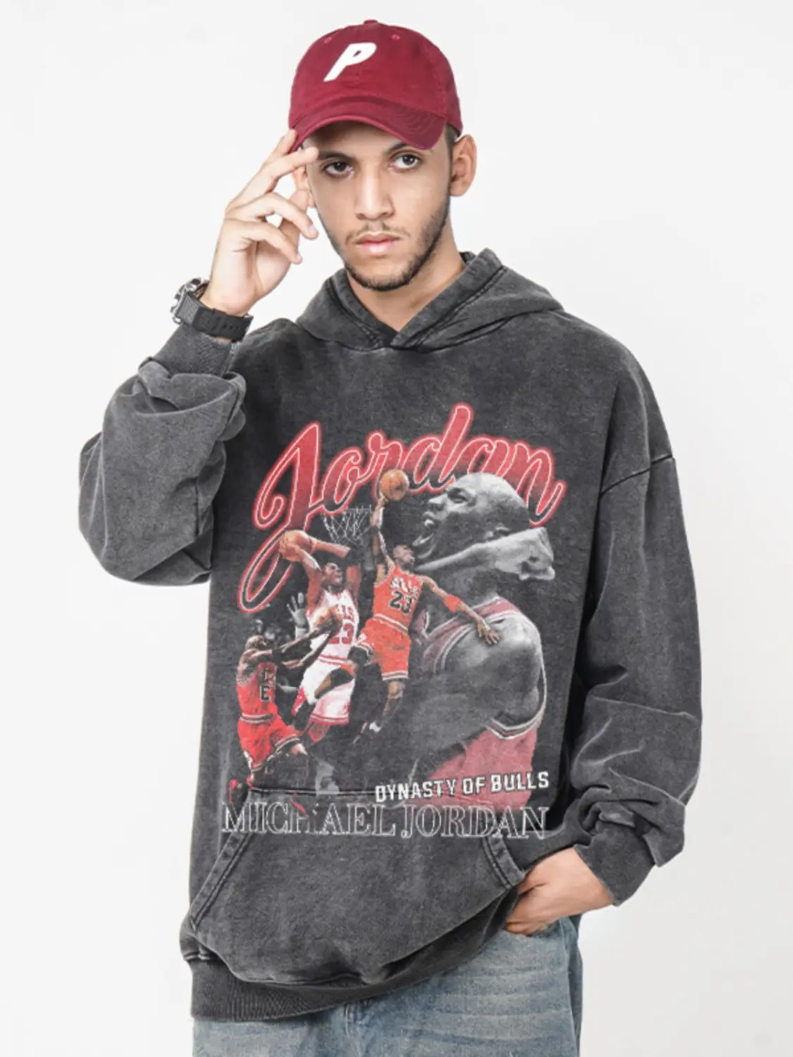 M Jordan HOODIE NBA 2024 - view 2