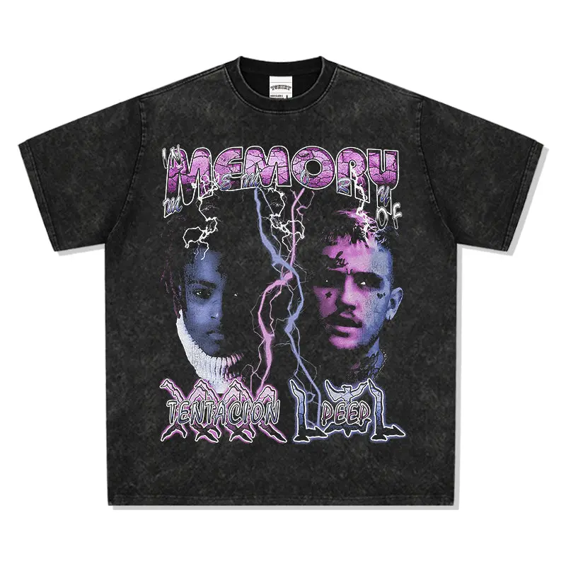 Memory By Xxxtentacion & Lil Peep Tee - view 3