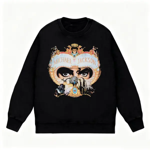 Michael Jackson King of Pop Vintage Heavyweight Graphic Sweatshirt