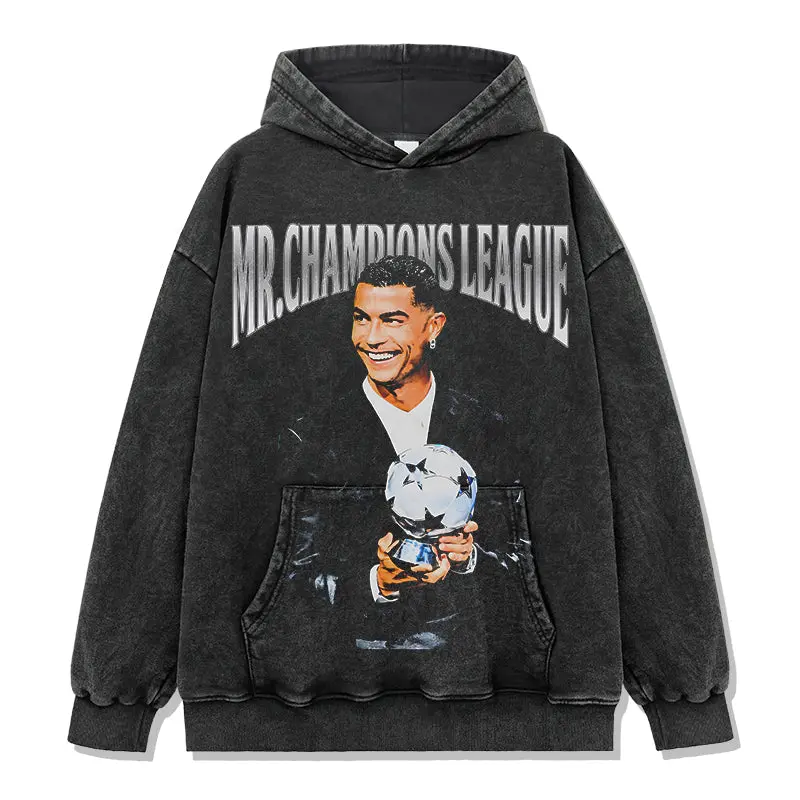 Mr. Champions League By Cristiano Ronaldo Hoodie