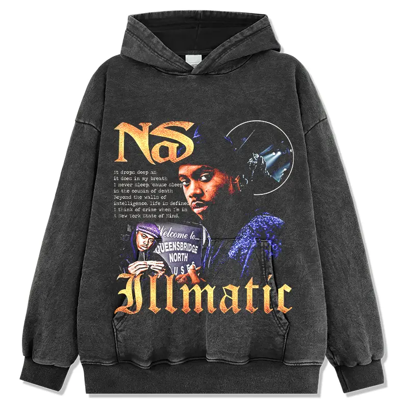 NAS "N.Y. STATE OF MIND" HOODIE 2024