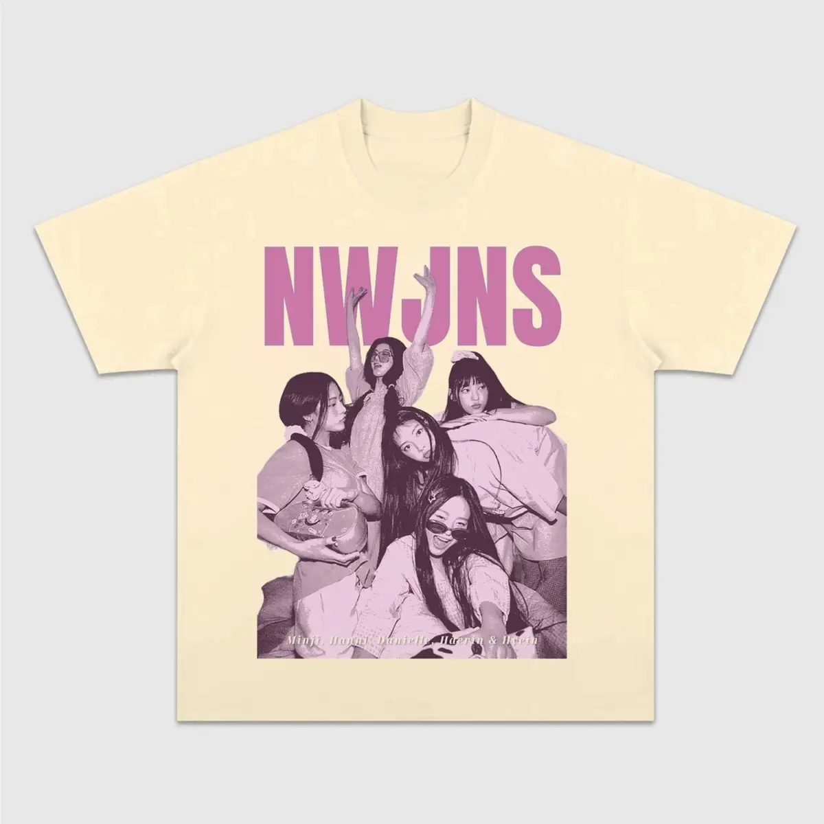 NewJeans K-Pop Vintage Graphic Tee — product image 2