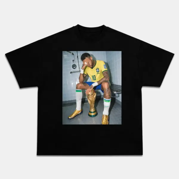 Neymar Jr 'Ousadia e Alegria' Vintage Soccer Graphic Tee