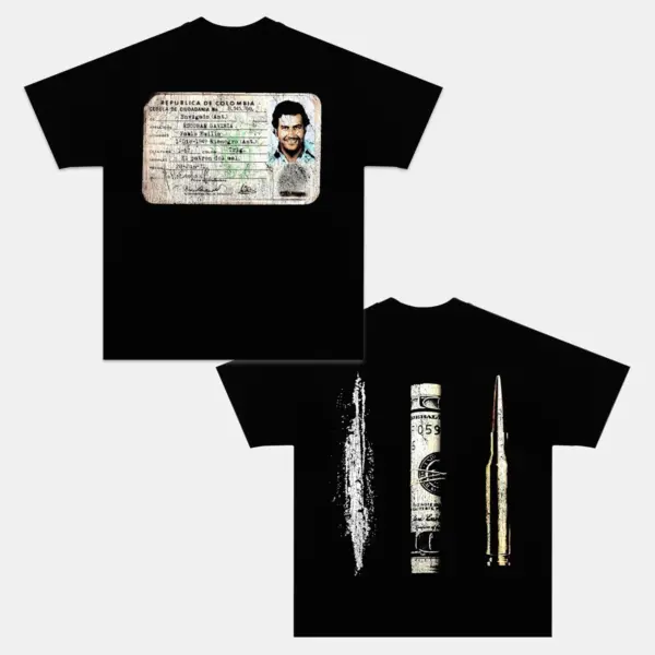 Pablo Escobar Narcos Icon Vintage Heavyweight Graphic T-Shirt