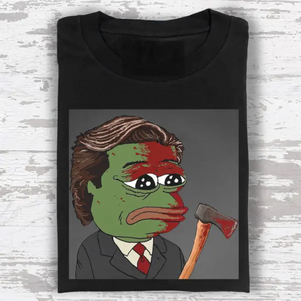 Pepe The Frog as Patrick Bateman 'American Psycho' Meme Tee