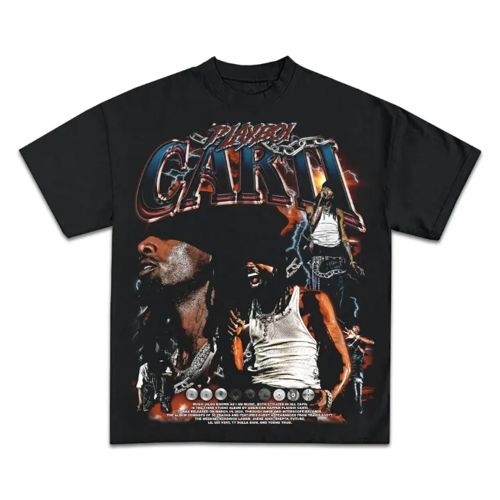 Playboi Carti Back Design Graphic TEE - view 2