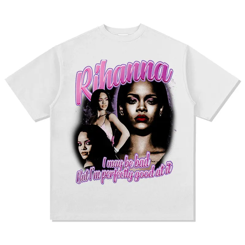 RIHANNA "I MAYBE BAD BUT I AM PERFECTLY GOOD AT IT " TEE 2024 - view 2