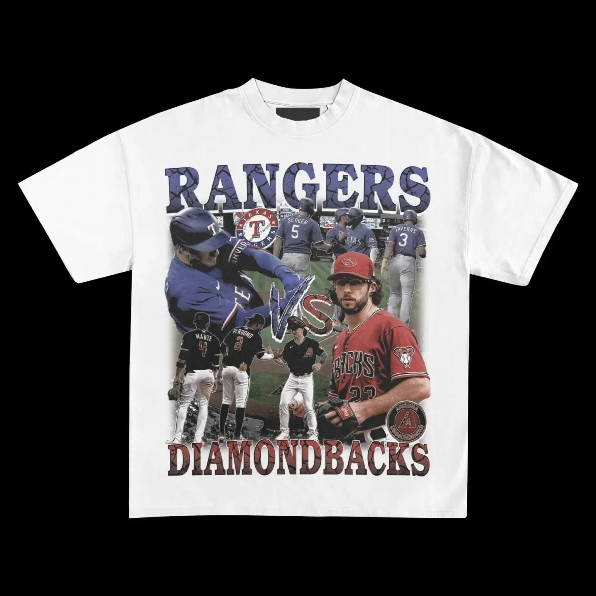 Rangers Vs Diamondbacks TEE - view 2