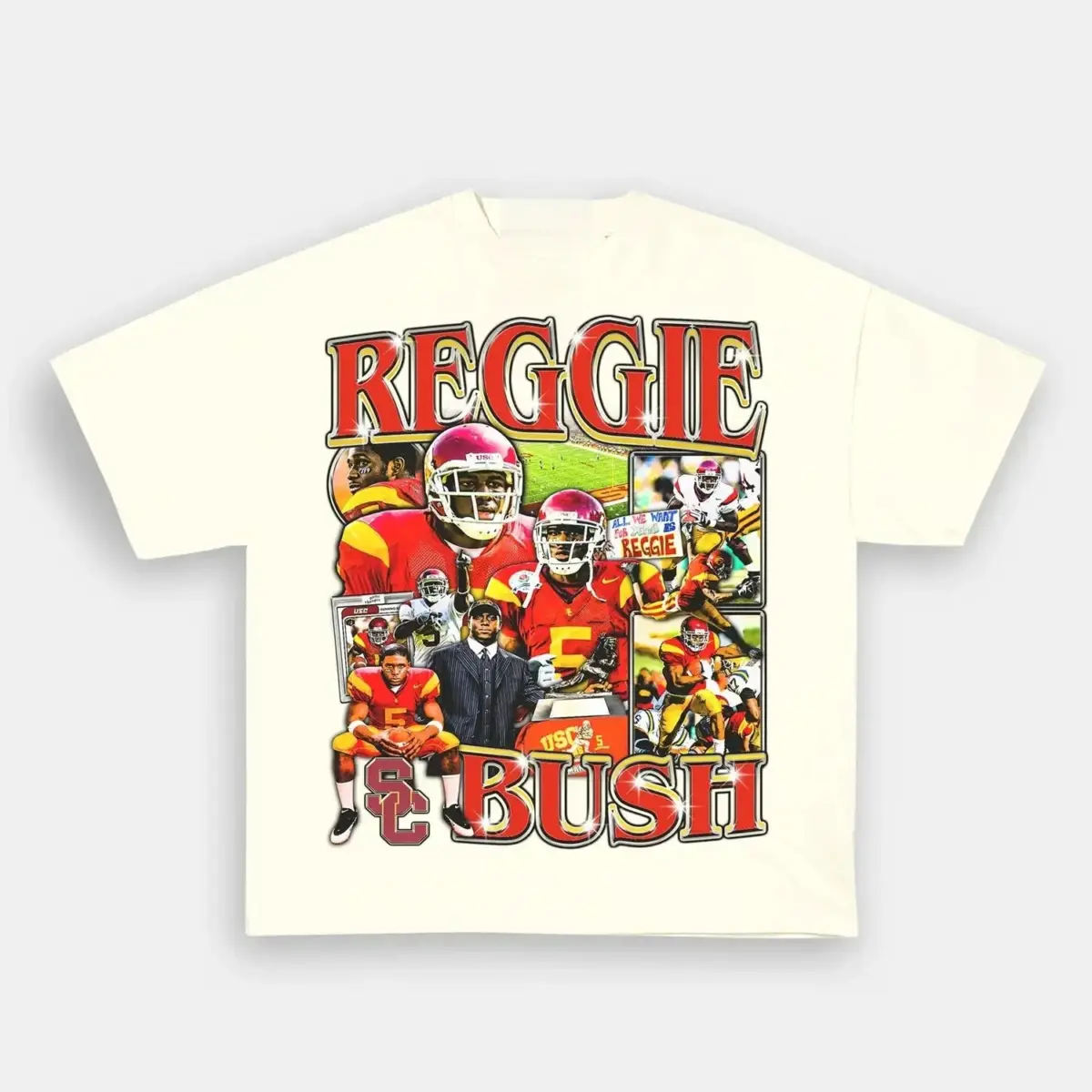 Reggie Bush USC Trojans Vintage Graphic Tee — product image 7
