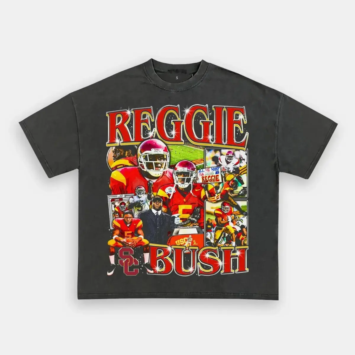 Reggie Bush USC Trojans Vintage Graphic Tee — product image 8