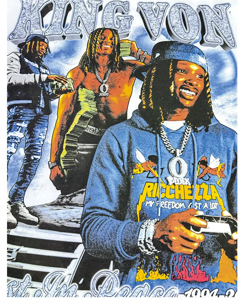Rest In Peace By king Von Hoodie - view 7