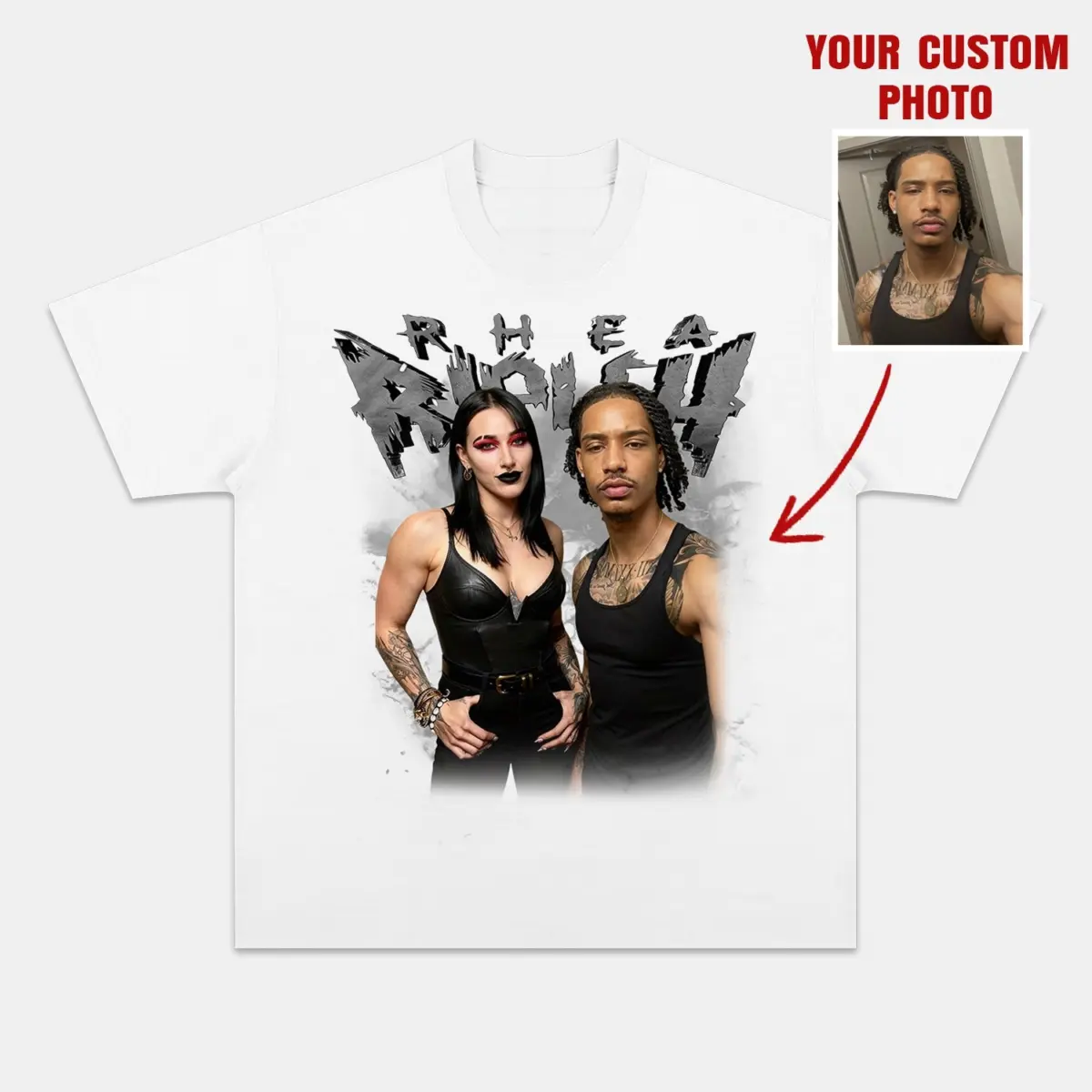 Rhea Ripley 'Eradicator Mami' Gothic Wrestling Graphic Tee — product image 4