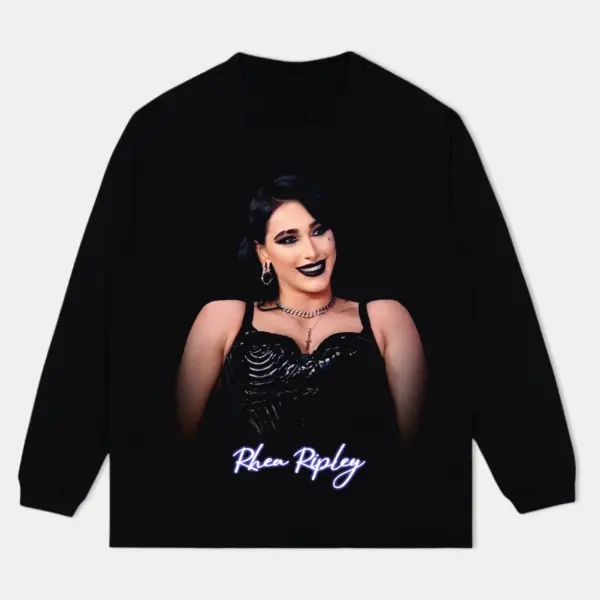 Rhea Ripley 'Mami' Judgment Day Vintage Wrestling Graphic Long Sleeve T-Shirt