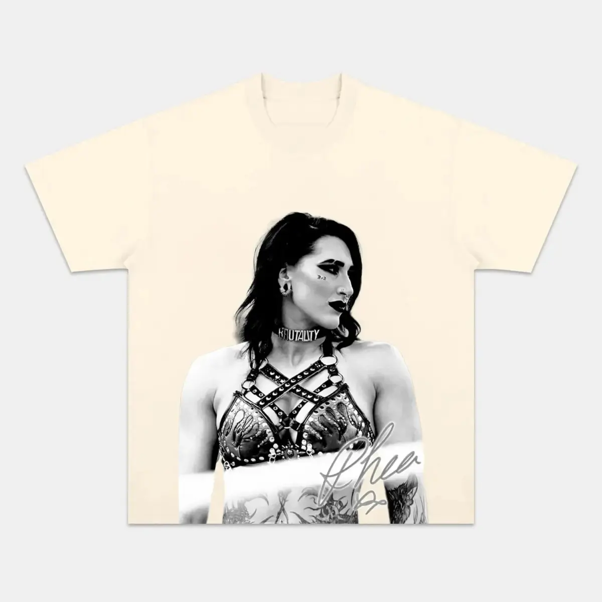 Rhea Ripley Vintage Heavyweight Graphic T-Shirt — product image 4