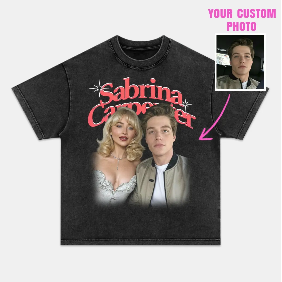 Sabrina Carpenter 'Short n Sweet' Vintage Pop Graphic Tee — product image 2