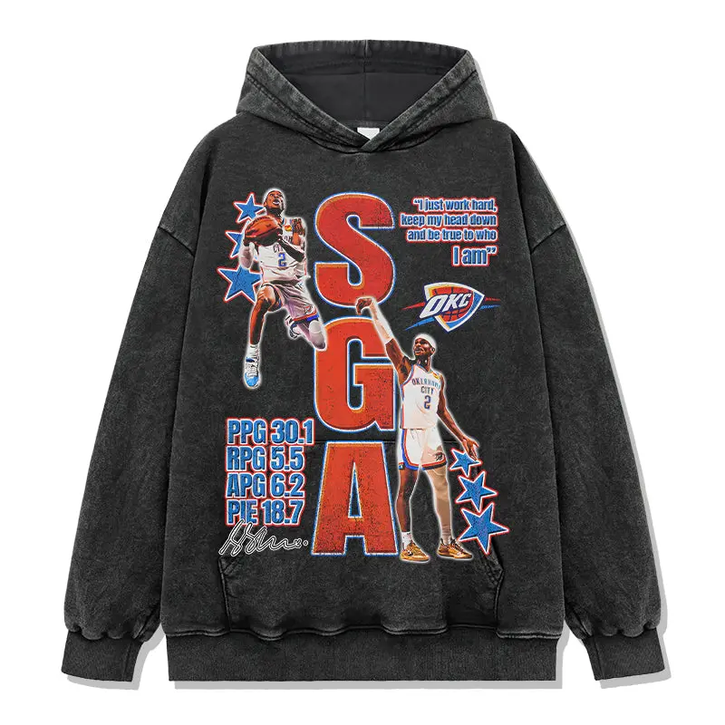 Shai Gilgeous-Alexander HOODIE NBA - view 2