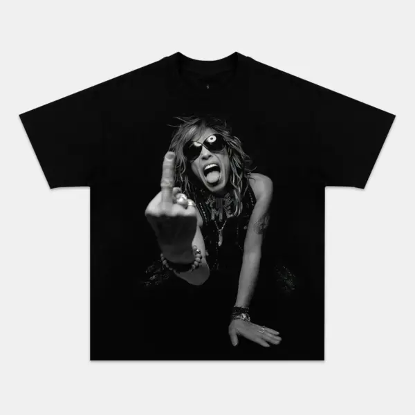 Steven Tyler Aerosmith Vintage Heavyweight Graphic T-Shirt
