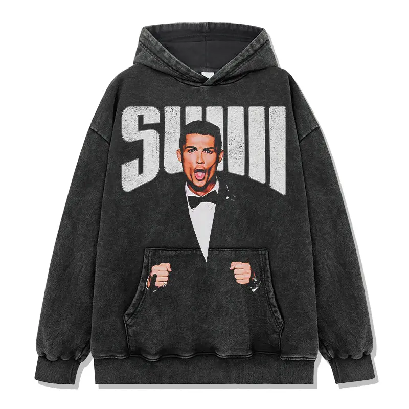 Suiii By Cristiano Ronaldo Hoodie - view 2