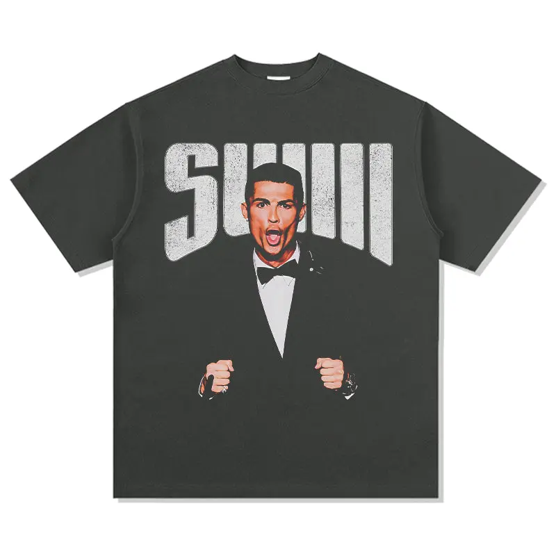 Suiii By Cristiano Ronaldo Tee - view 2