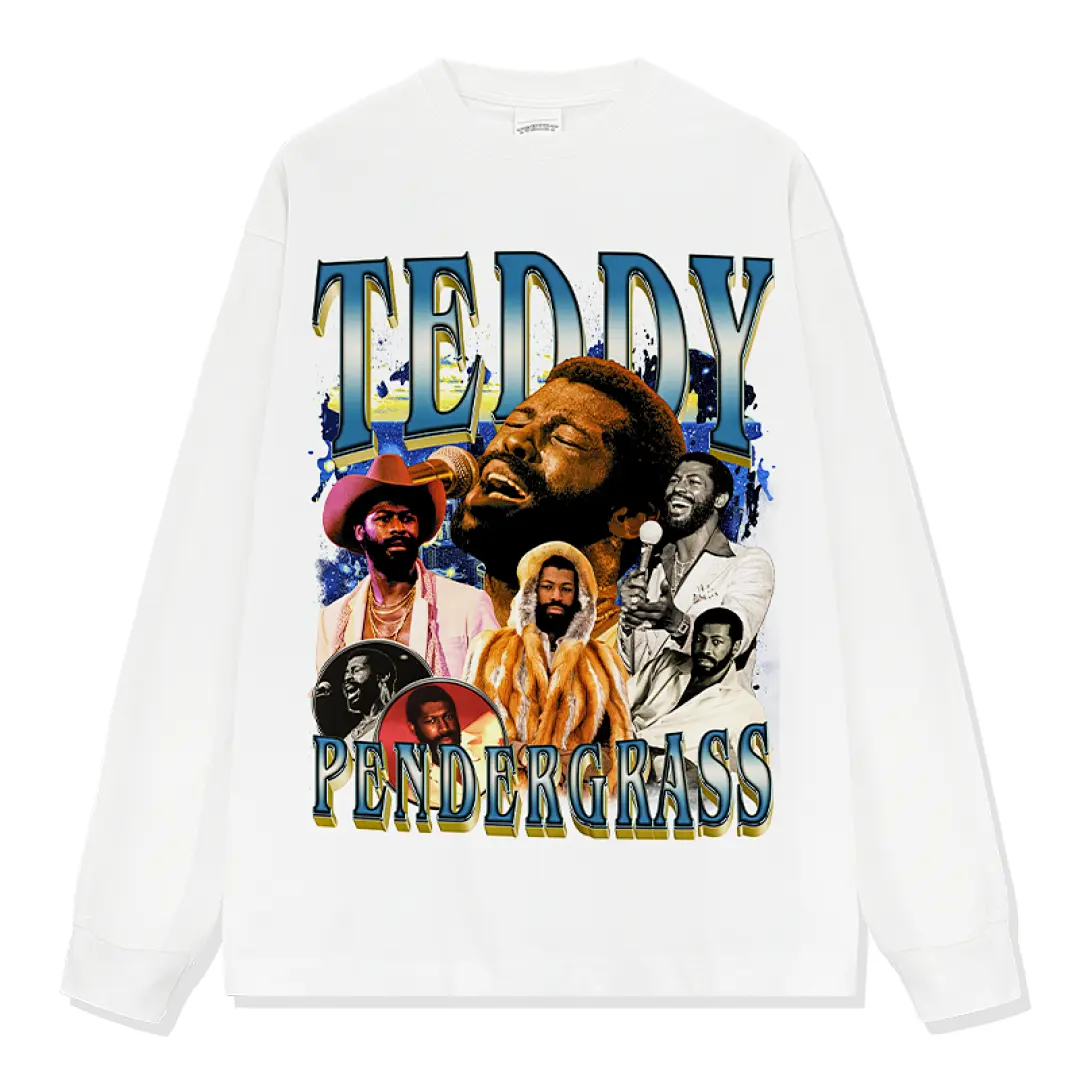 Teddy Pendergrass Sweatshirt - White