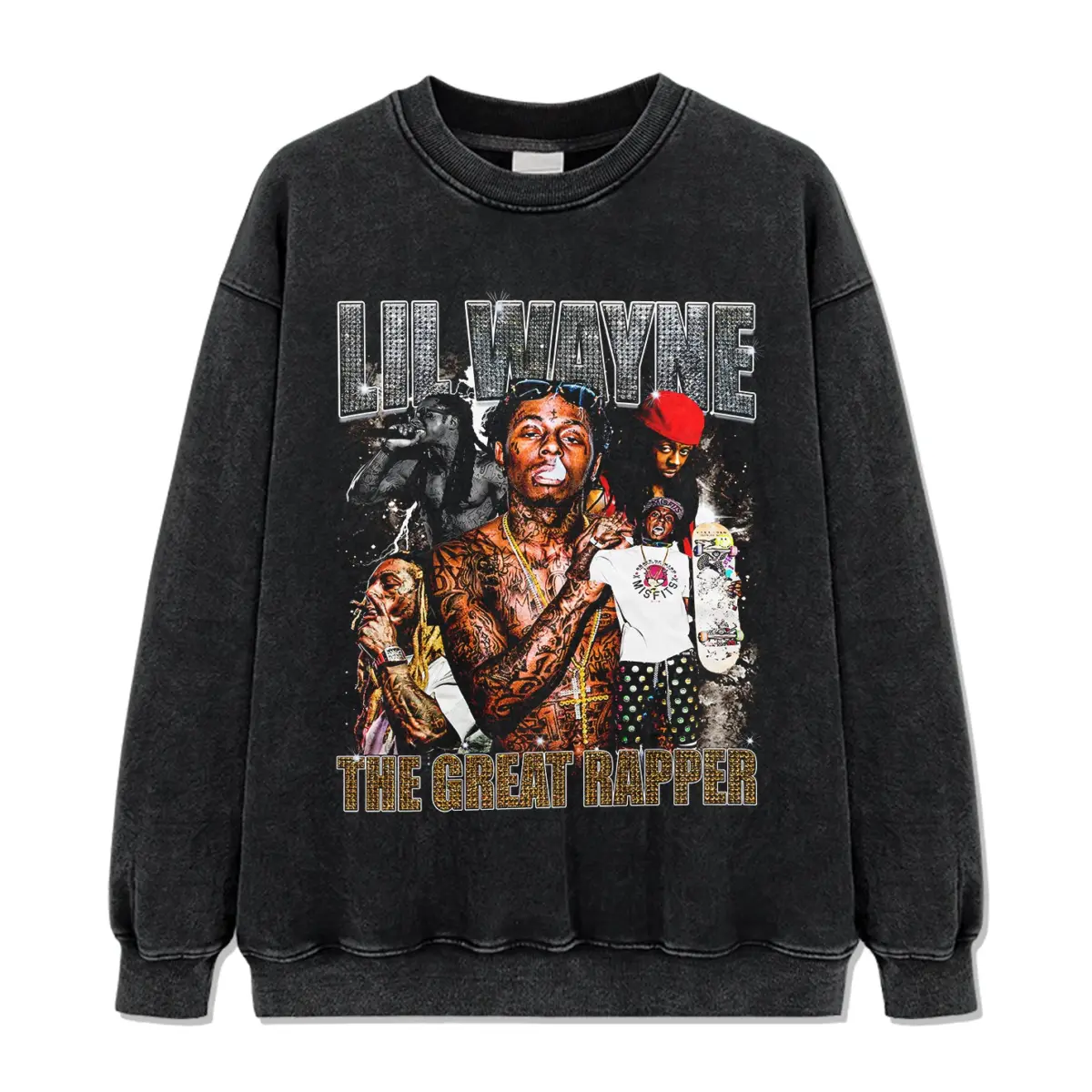 The Great Rapper By Lil Wayne Sweatshirt - view 2