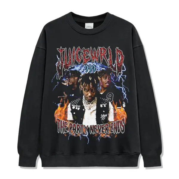 The Party Never Ends By Juice Wrld  Sweatshirt