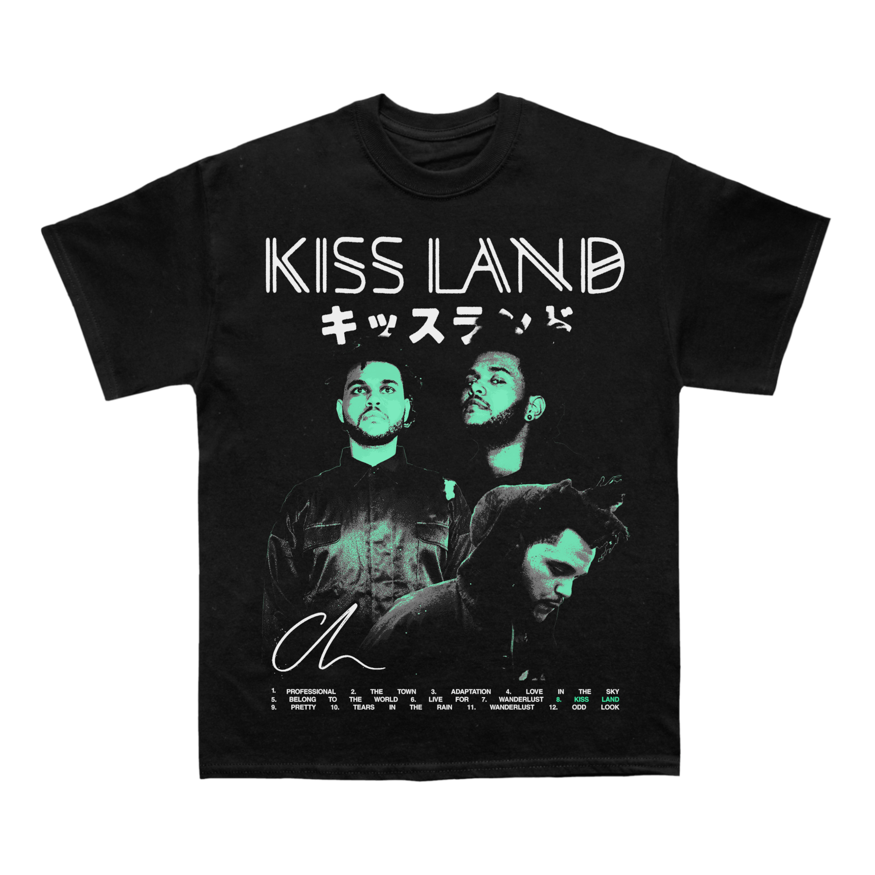 The Weeknd "Kissland" Album Back Design TEE