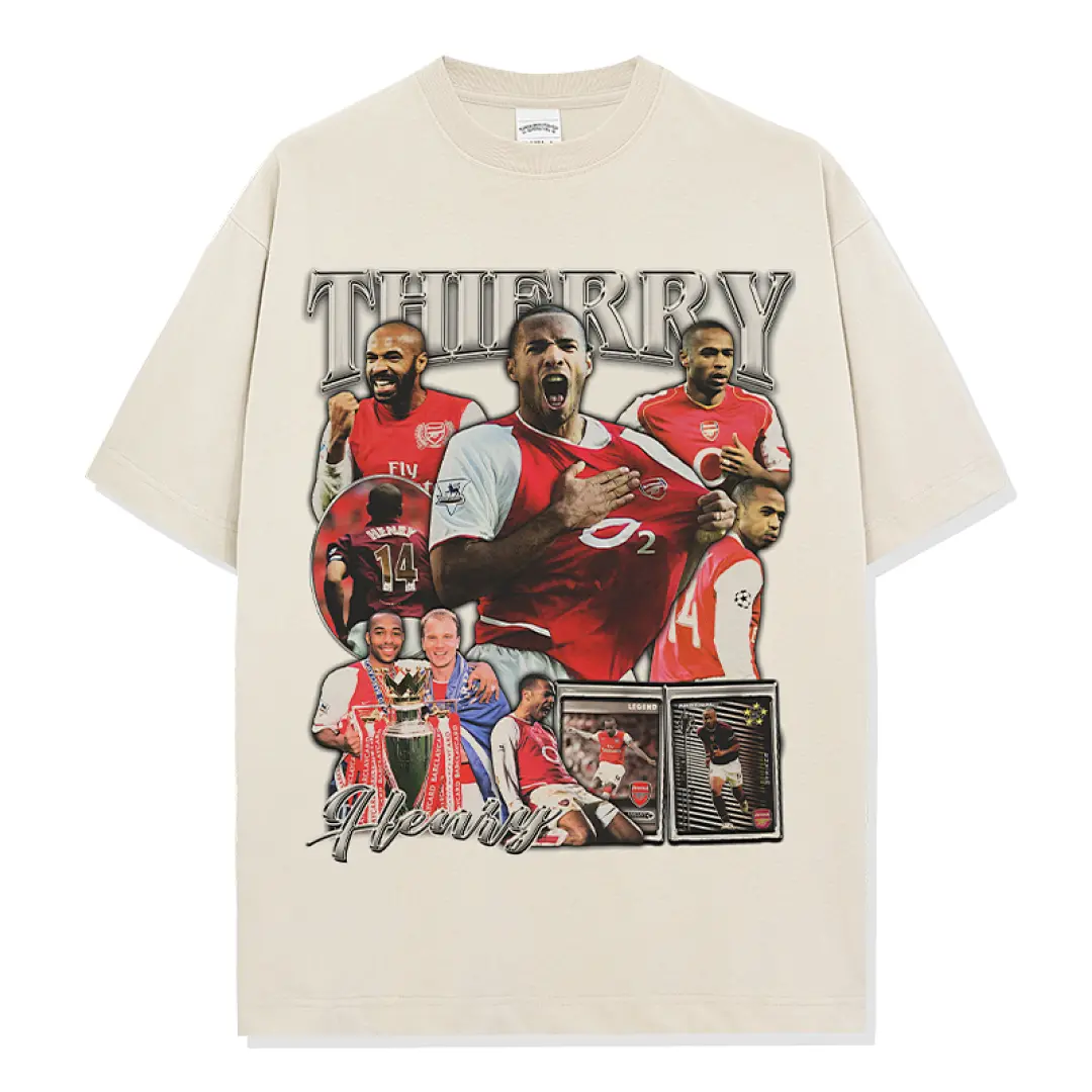 Thierry Henry Tee - Apricot