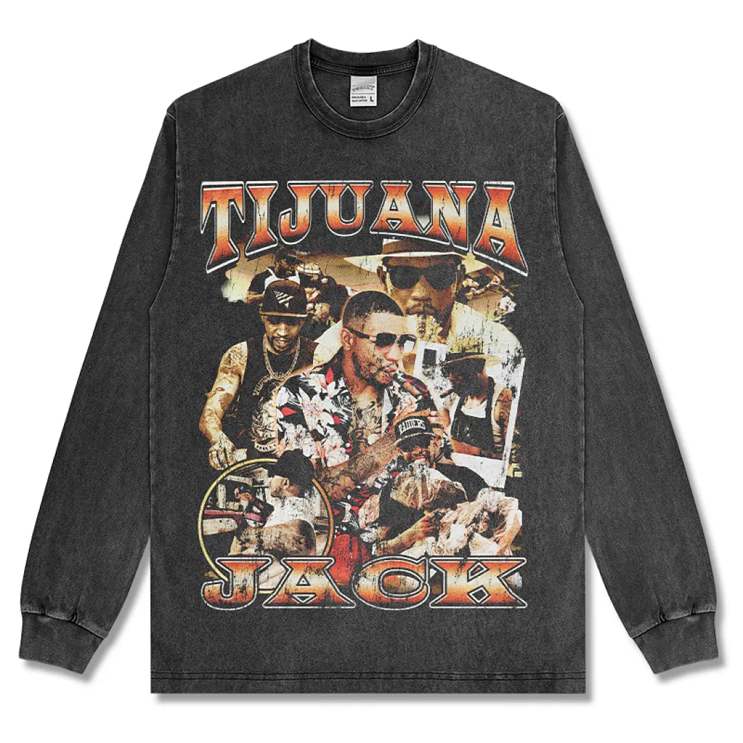 Tijuana Jack Sweatshirt - Washed Black