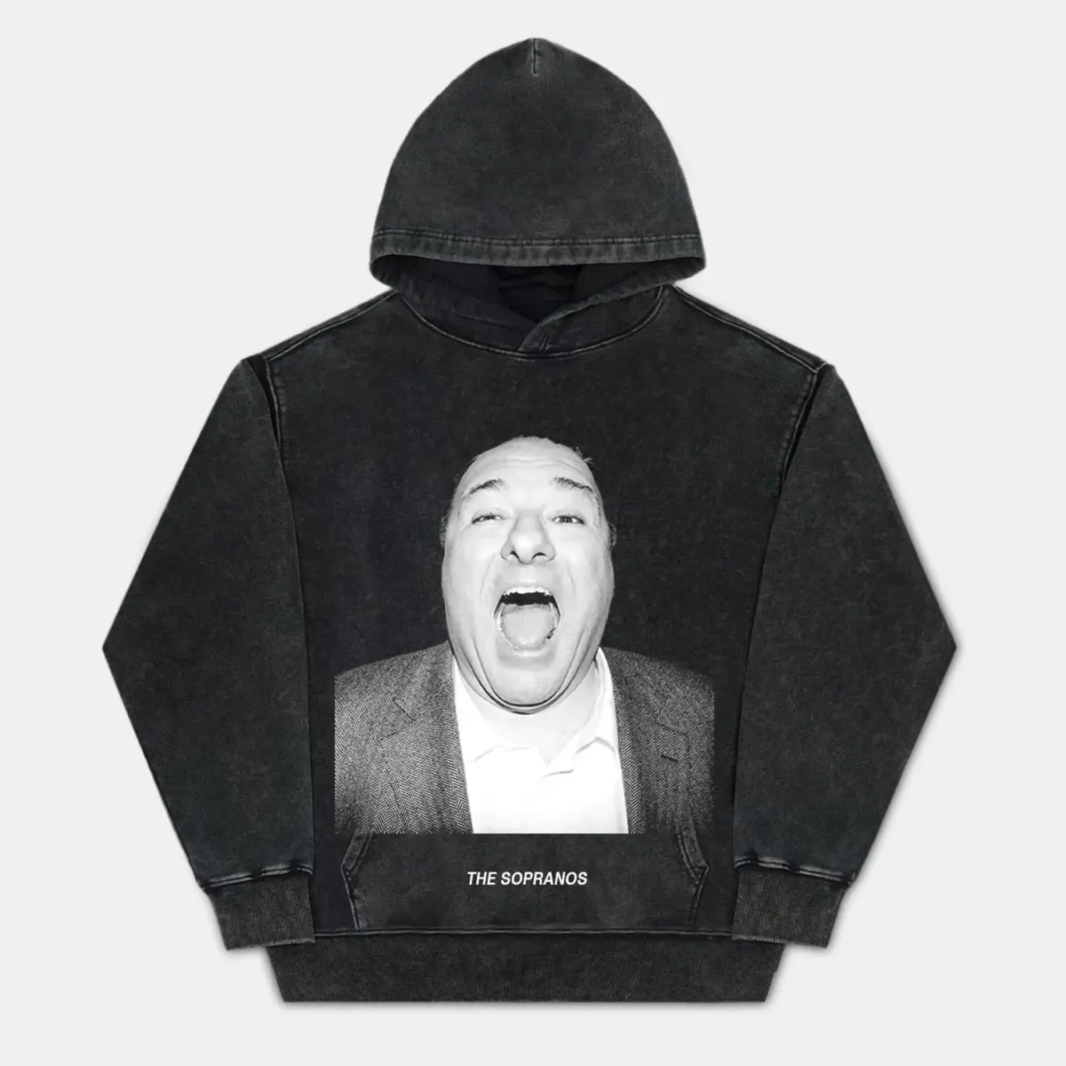 Tony Soprano The Sopranos Mob Boss Vintage Heavyweight Graphic Hoodie — product image 2