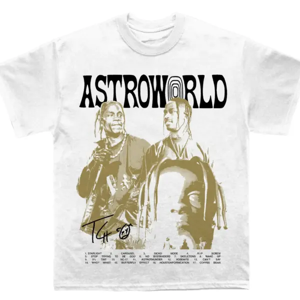 Travis Scott  "Astroworld Album" TEE