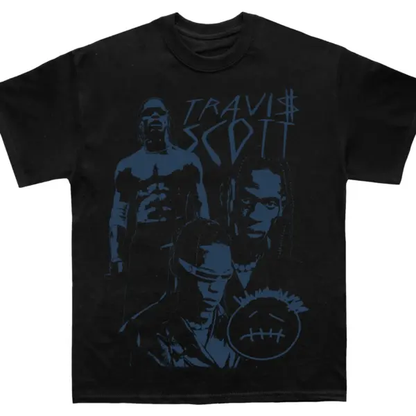 Travis Scott "Blue Silhouette" TEE