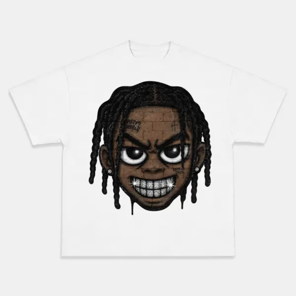 Travis Scott 'Cactus Jack Utopia' Vintage Rap Graphic Tee