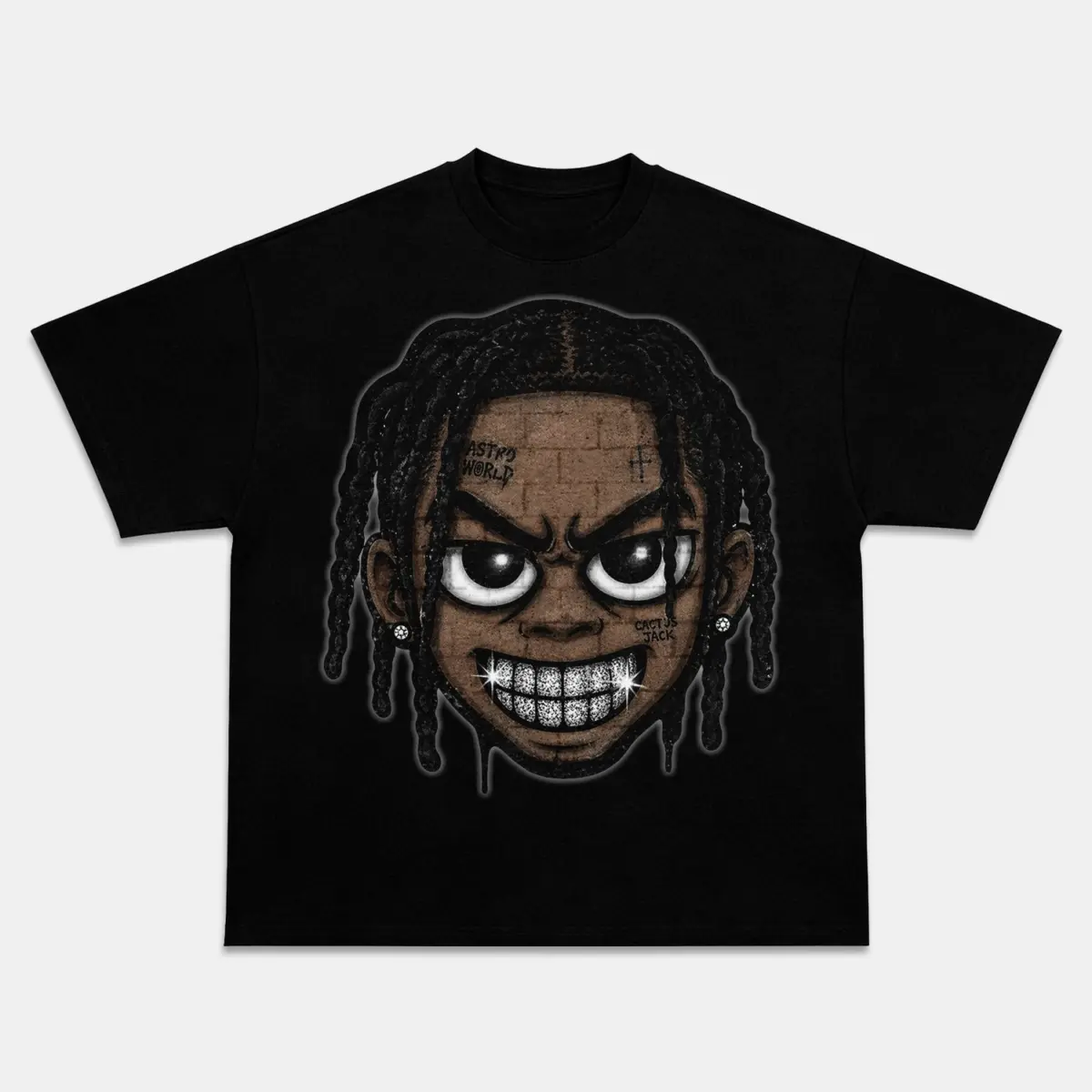 Travis Scott 'Cactus Jack Utopia' Vintage Rap Graphic Tee — product image 3