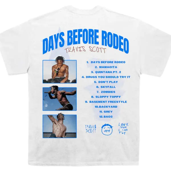 Travis Scott "Days Before Rodeo" Backprint TEE