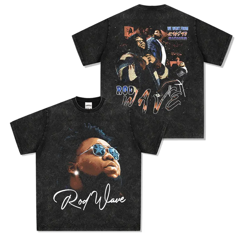 We Went From Rags Riches By Rod Wave Signature Tee