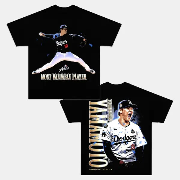 Yoshinobu Yamamoto World Series MVP Graphic Tee